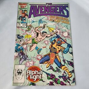 The Avengers #272 Oct 1986 Marvel Comic Book Sub-Mariner vs Attuma Alpha Flight